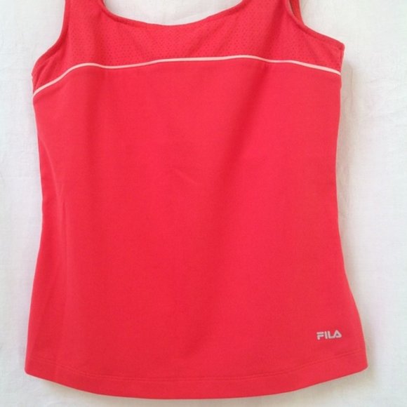 FILA Sports Tank Top Non Padded Built in Bra S - Picture 6 of 7